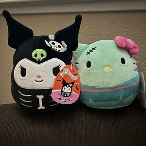 Sanrio Hello Kitty & Kuromi Halloween Squishmallows